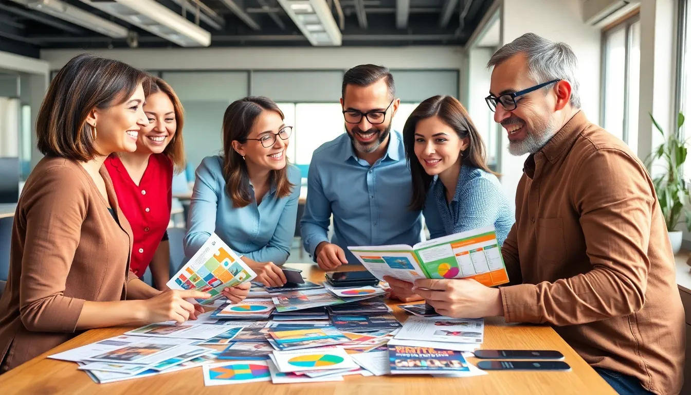 marketing print materials